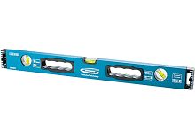 Уровень алюминиевый Gross 600 мм, усиленный с ударопрочными заглушками, рукоятки, три глазка  картинка